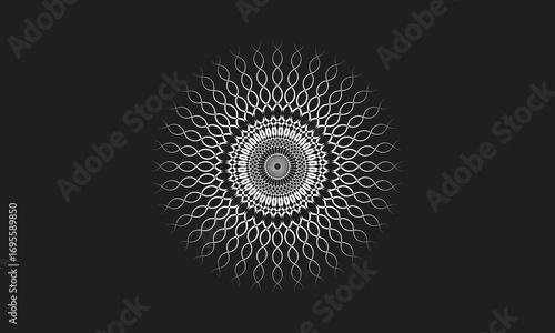Geometric Abstract Mandala Pattern