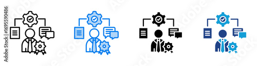 Professional icon set multiple style collection