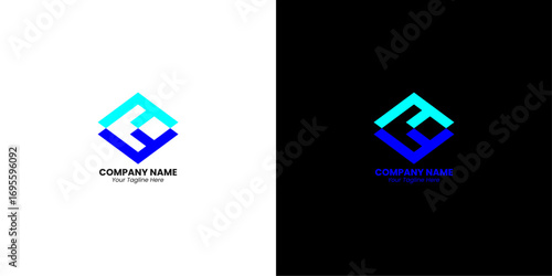 simple ff letter logo. mw logo. property logo.