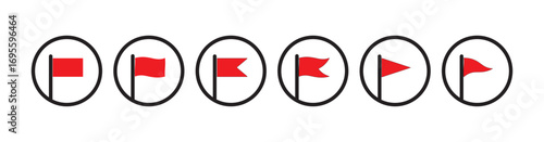 Flag icon set. Waving flag icon. Different flag icons set. Set of red flag icons. different shapes turkey flags, turkey map in official colours and proportion flagpole and wavy shaped