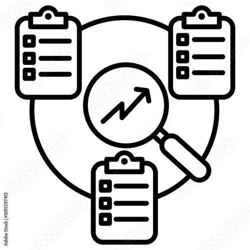 Meta Analysis Outline Icon