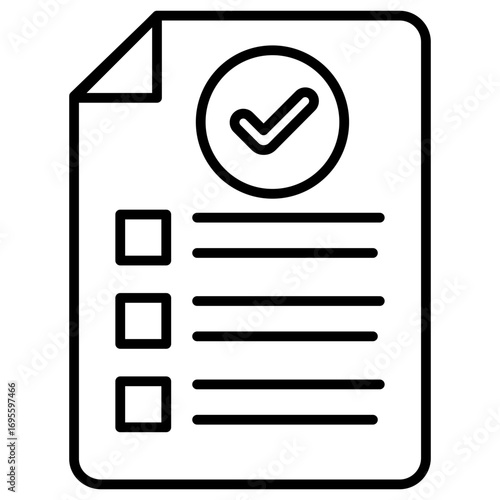 Informed Consent Outline Icon