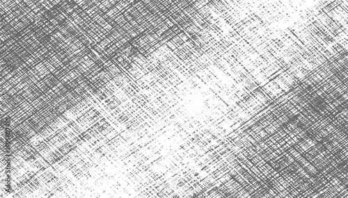 Old distressed scratches Black dust and white monochrome grunge texture line noise dots. vintage Abstract wall vector design on transparent background.