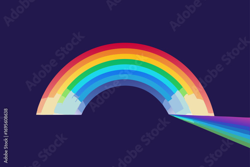 abstract holographic rainbow shine background