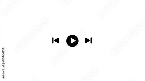 Music play bar or music loading bar icon. play and pause icon. Free Download Music play bar or music loading bar icon. play and pause icon. - GFXLoad