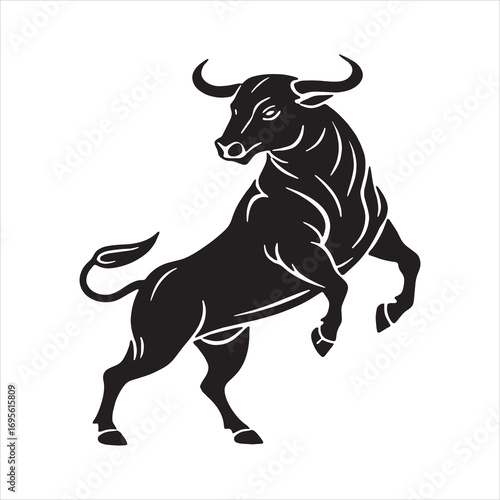 Bull silhouette