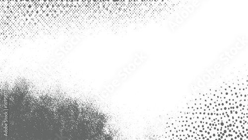 Grunge grain textured background in black and white. Halftone Pattern Dot – Grunge Distress Linear Vector Overlay vector design on transparent background.