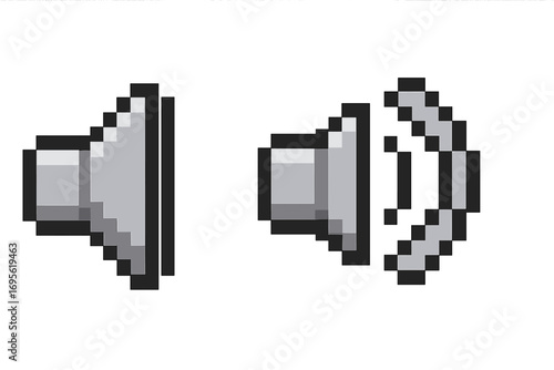 Harp icon vector, musical instrument symbol in pixel style, cartoon illustration with transparent background, ordered set of pixel art music icons, digital music design