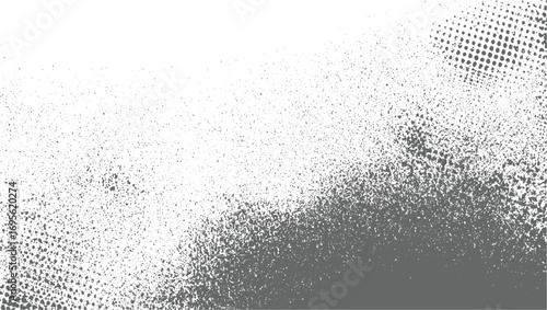 Dotted Grain Gradient Texture with Stippled Noise and Gritty Speckle Overlay grunge urban texture vector. Distressed overlay texture. vector design on transparent background.