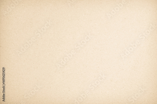 Old paper vintage texture surface for background. Recycle pale brown paper texture, Cream color recycled kraft paper texture blank with copy space for text.