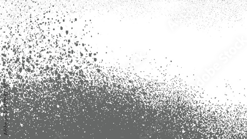Abstract grunge black and white distressed texture Grain noise gradient pattern with vector dust dots grunge texture, Vector White wall texture noise and overlay vector design on whit background.
