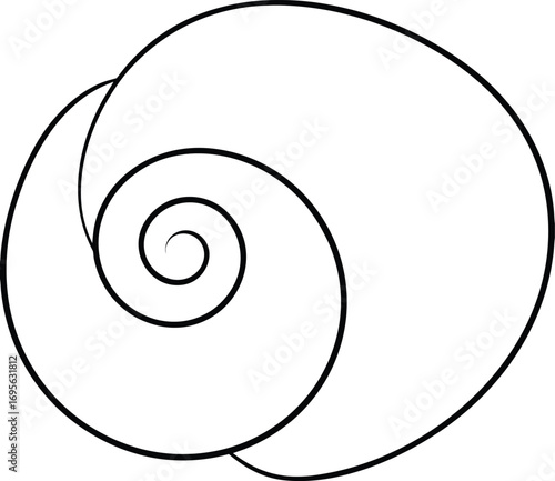 abstract spiral design