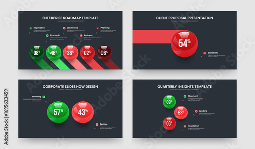 Product Briefing Five One Two Three Step Diagram Presentation Layout Vector Illustration Collection. Professional Proposal 5 1 2 3 Element Graph Frame Design Set.
