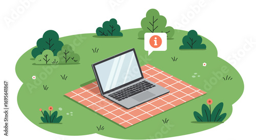 Flexible Productivity: Modern Laptop for Seamless Remote Work and Digital Nomad Lifestyle