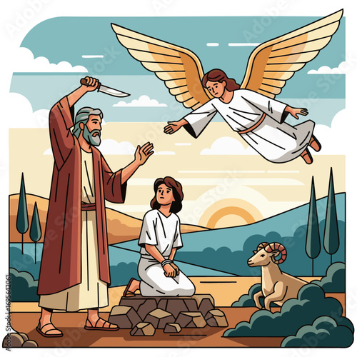 The Sacrifice of Isaac, bible