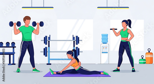 Flat Fitness Workout