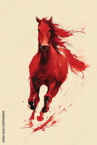 horse, red horse, 2026, 2086, 2146, happy new year, new year, new year greetings, new year's card, sunrise, animal, silhouette, start, year of the horse, 12 zodiac signs, pony, mustang, running, farm,