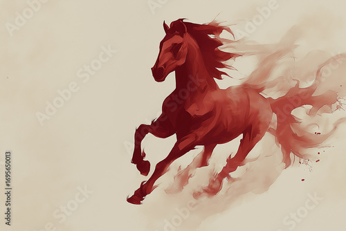 horse, red horse, 2026, 2086, 2146, happy new year, new year, new year greetings, new year's card, sunrise, animal, silhouette, start, Year of the Horse, 12 zodiac signs, pony, mustang, running, farm,