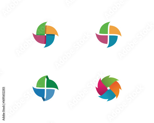 Waves beach logo and symbols template icons app