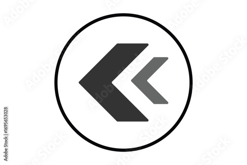 Arrow dynamic symbol, speed sideways arrow icon striped direction fast arrows symbo