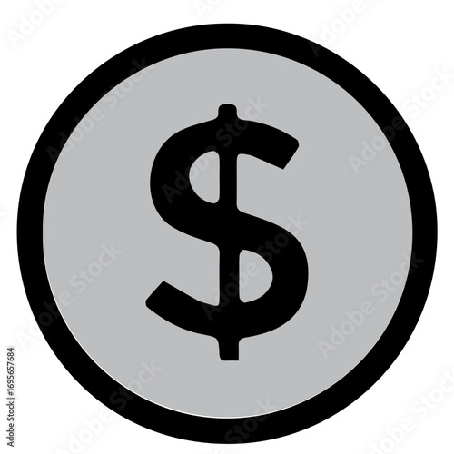 Dollar Coin Icon