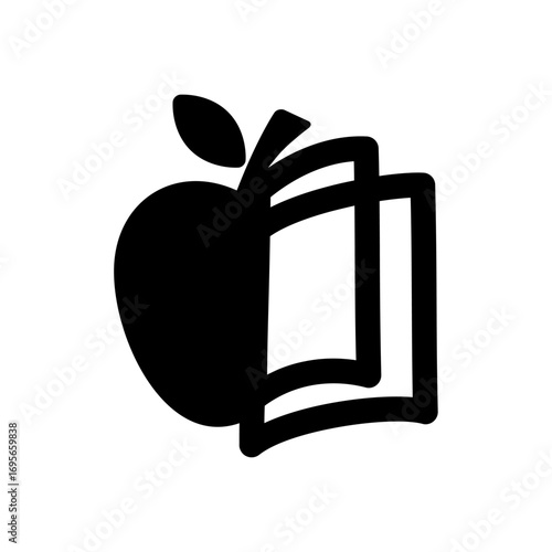 Monochrome vector icon of a clock with a counter-clockwise arrow, symbolizing history, recent activity, and the concept of time reversal