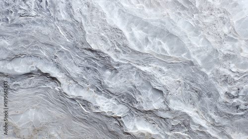 Wallpaper Mural Gray Marble Texture with Natural Veins  Polished Stone Background for Modern Design. Torontodigital.ca