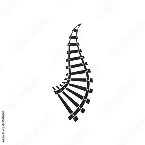 Train way  vector railway 