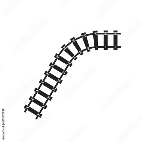 Train way  vector railway 