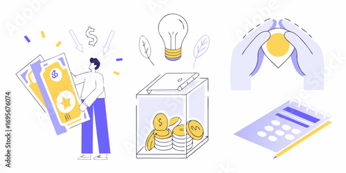 vector illustration of an illustration of a musical instruments