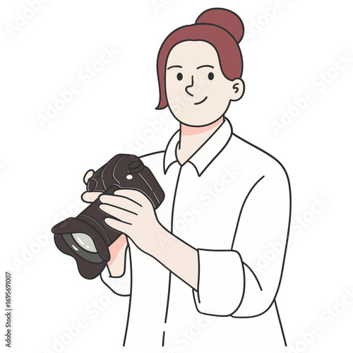 Photographer woman