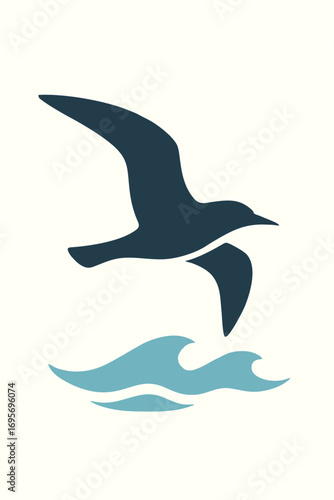 vector illustration of a dolphin