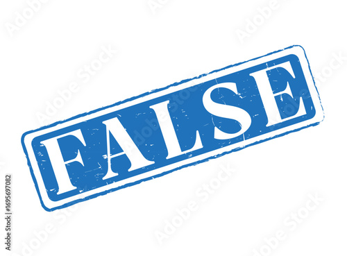 False Rubber Stamp Seal for Statements and Claims