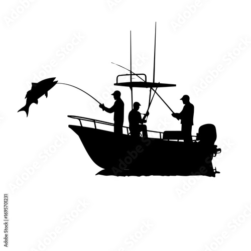 fishing boat in the sea, boat, sea, fishing, water, ship, sunset, beach, fisherman, silhouette, ocean, thailand, sky, fish, travel, nature, vessel, vector, sun, nautical, summer, sunrise, coast, illus