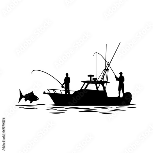 fishing boat in the sea, boat, sea, fishing, water, ship, sunset, beach, fisherman, silhouette, ocean, thailand, sky, fish, travel, nature, vessel, vector, sun, nautical, summer, sunrise, coast, illus