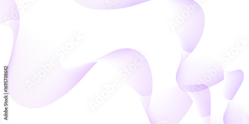Premium design with wave line pattern background vector. Stylish light color wave line on white background.