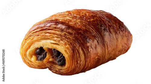 Pain au Chocolat Chocolate Croissant Couque au Pain on Transparent Background