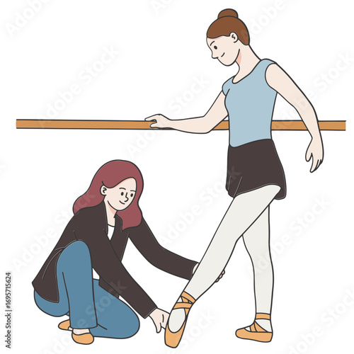 Ballet dance class