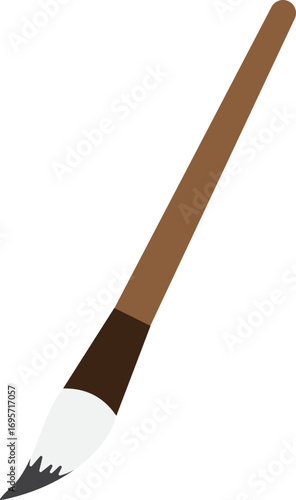 Traditional Korean Calligraphy Brush Illustration