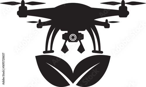 Precision drone technology meets environmental responsibility with sustainable solutions for agriculture and conservation projects, showcasing innovative farming