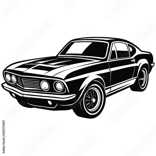 vector illustration of a car