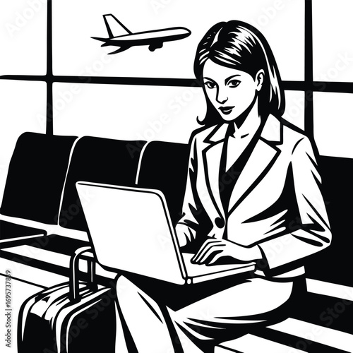 woman in the airport