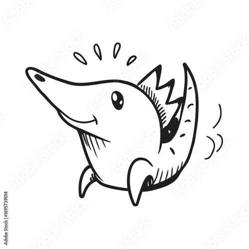 Ankylosaurus vector illustration
