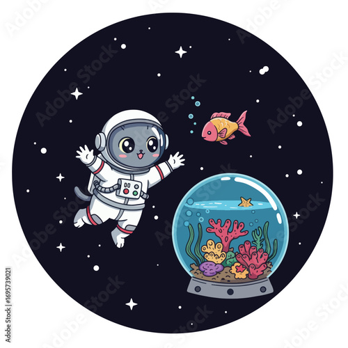 Space Cat and Fishbowl