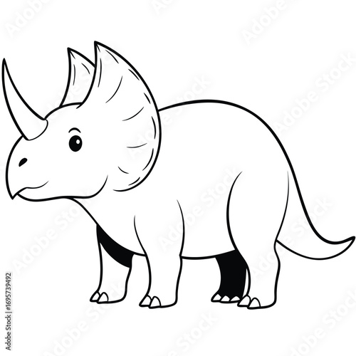 Ankylosaurus vector illustration