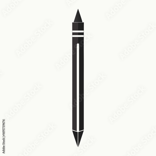 Minimal Eyeliner Pencil Logo Design