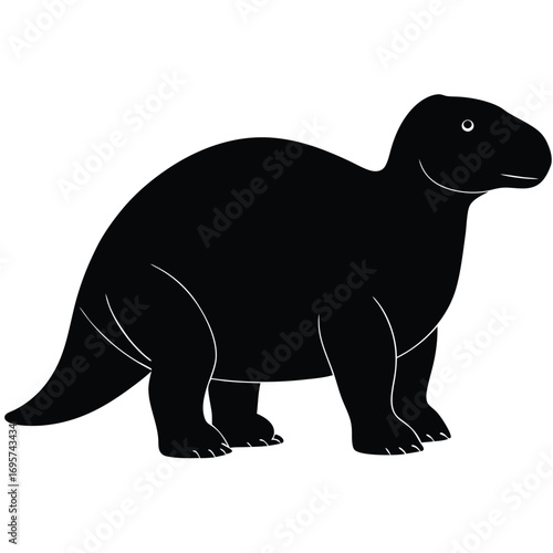 Ankylosaurus vector illustration