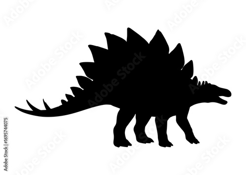 Silhouette of a Stegosaurus A Prehistoric Giant