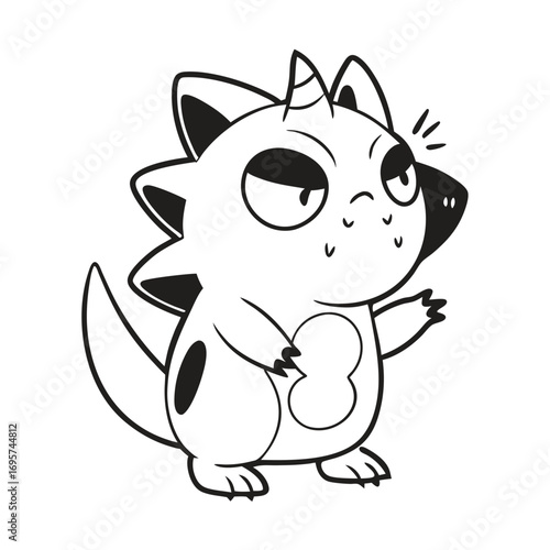 Ankylosaurus vector illustration
