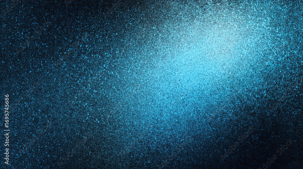 Obraz premium Blue Gradient Sparkling Dust Texture